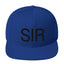 Blue embroidered SIR hat