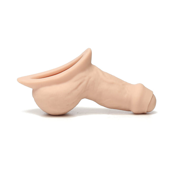 STP Freely Uncut stand to pee packer – realistic 3-in-1 FTM uncut STP made from soft body-safe silicone
