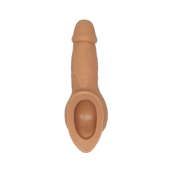 An image of the STP Freely XL 3-in-1 stand-to-pee device, showing its shape and dimensions.