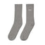 T4T Embroidered Socks grey socks side view