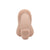 #1 Trans Packer color 1 lightest flesh-colored silicone ftm packer with detailed realistic styling, shown in front bent position.