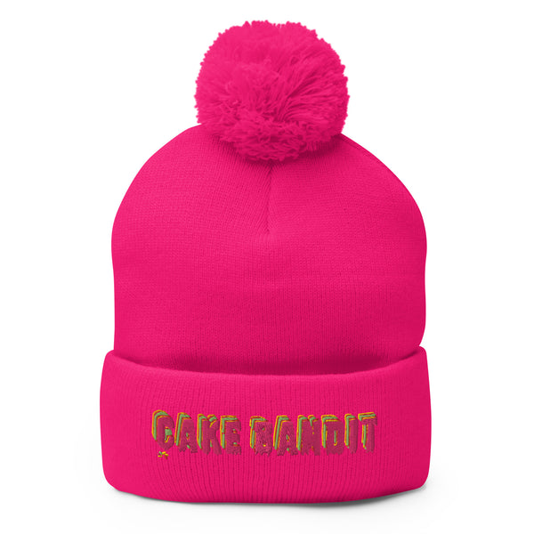 CAKE BANDIT Pom-Pom Beanie